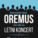 Letni koncert duhovniškega okteta Oremus