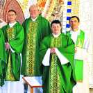 Škof Glavan z jubilanti novomeške škofije