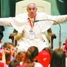 Obisk otrok pri papežu
